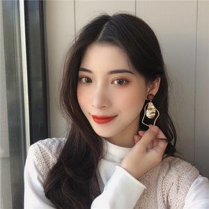 Vintage irregular earrings